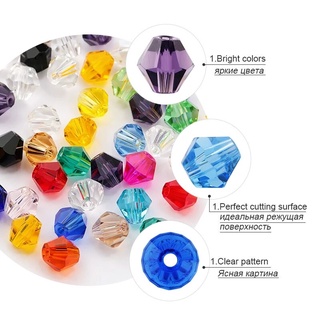 Hạt Pha Lê Dùng Làm Trang Sức Thủ Công 3/6/8mm