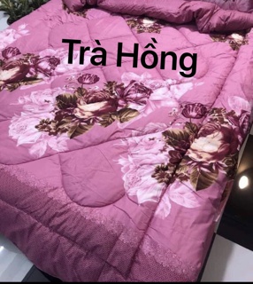 [GIÁ HỦY DIỆT] Bộ Chăn Phao 5 Món Ga Gối [Loại Bông Dày]