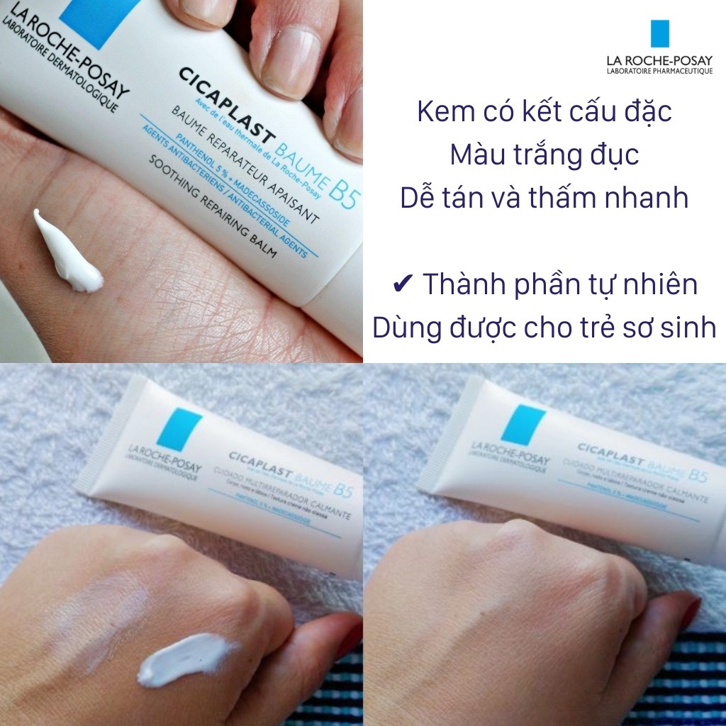 Kem Phục Hồi Da LA ROCHE-POSAY Gel B5 Làm Dịu Kích Ứng Phục Ngừa Mụn Bổ Sung B5 Làm Sạch Mụn (40 - 100ml)