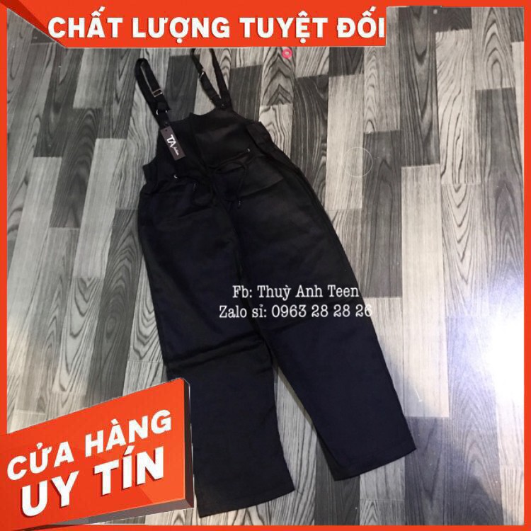 Quần yếm ngố kaki dây rút kèm video ảnh thật - Hàng nhập khẩu