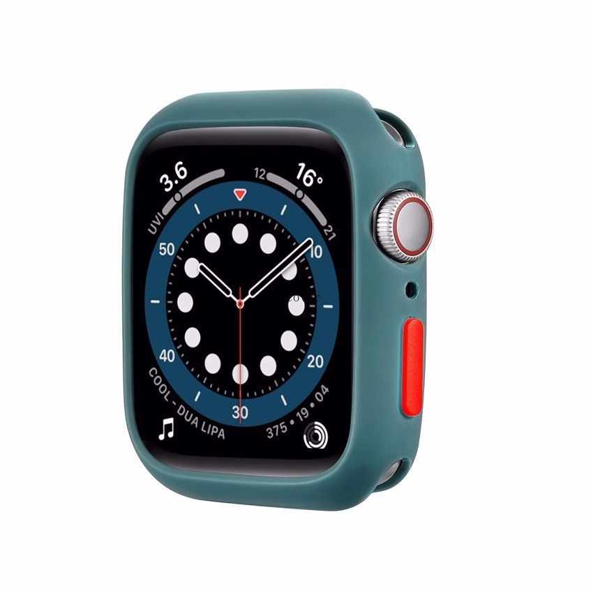 Ốp Silicon Mềm Nhiều Màu Cho Apple Watch 6 Se 5 4 3 2 1 40mm 44mm 42mm 38mm