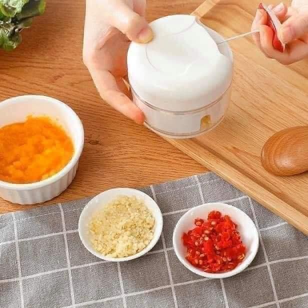 Cối Xay Tỏi Ớt Đa Năng Có Dây Kéo Tiện Dụng [SIÊU RẺ]