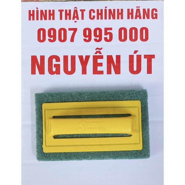 bàn chãi cước xanh có tay cầm