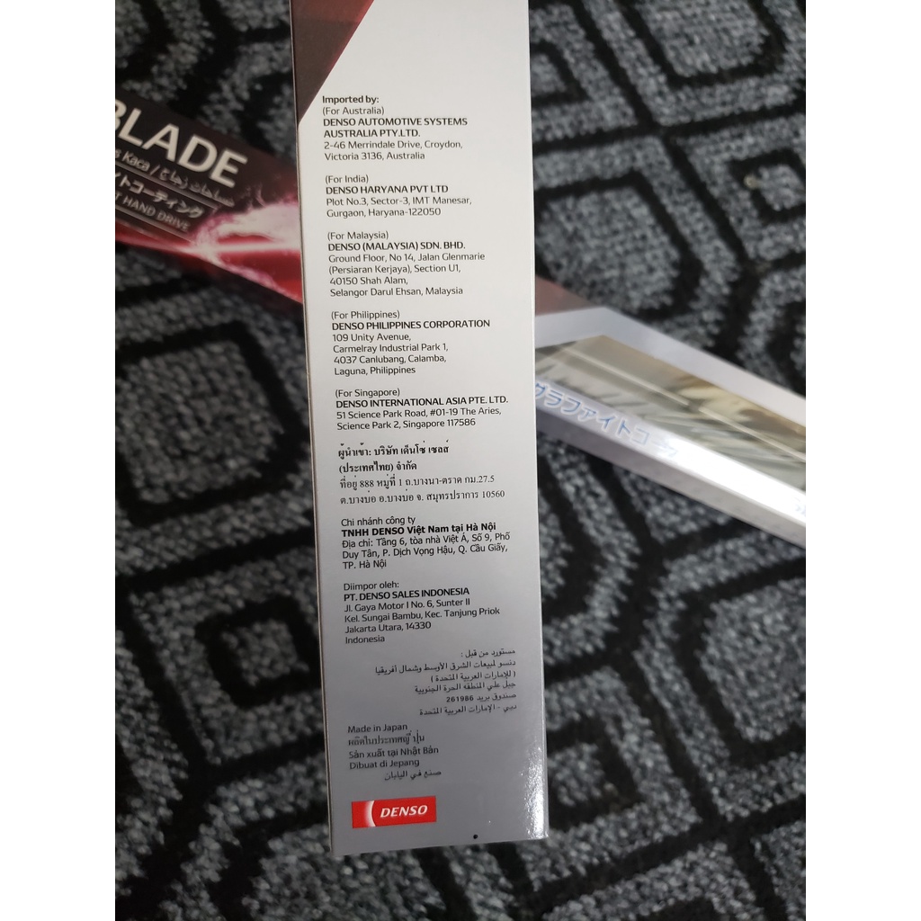 Chổi gạt mưa 3 khúc Denso Nhật Bản chính hãng cho ô tô Toyota Honda Hyundai Kia Mazda Nissan Mitsubishi Nissan Ford