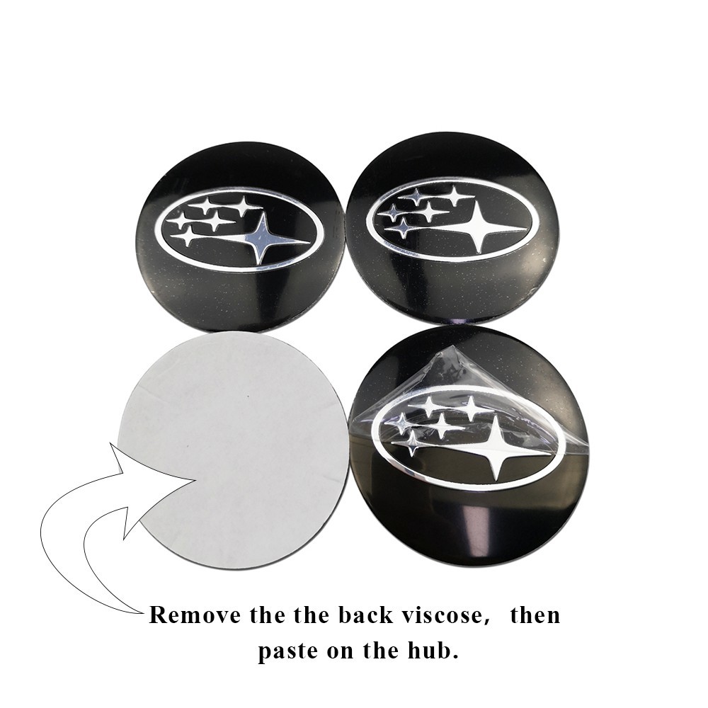 Bộ 4 Nắp Đậy Trục Bánh Xe Ô Tô 56mm Subaru