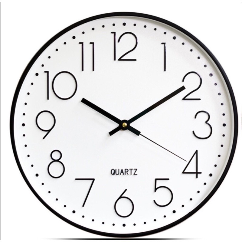 Đồng hồ treo tường tròn, đồng hồ treo tường kích thước size 25cm 30cm 35cm [BẢO HÀNH 12 THÁNG]