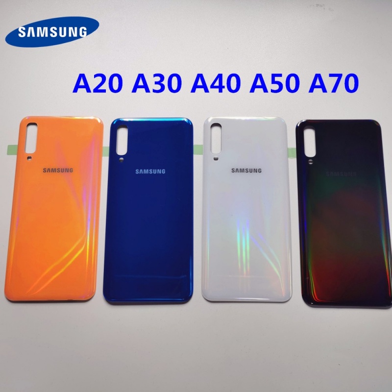 Nắp Lưng Điện Thoại Bằng Kính Thay Thế Chuyên Dụng Cho Samsung Galaxy A10 A20 A30 A40 A50 A60 A70 2019