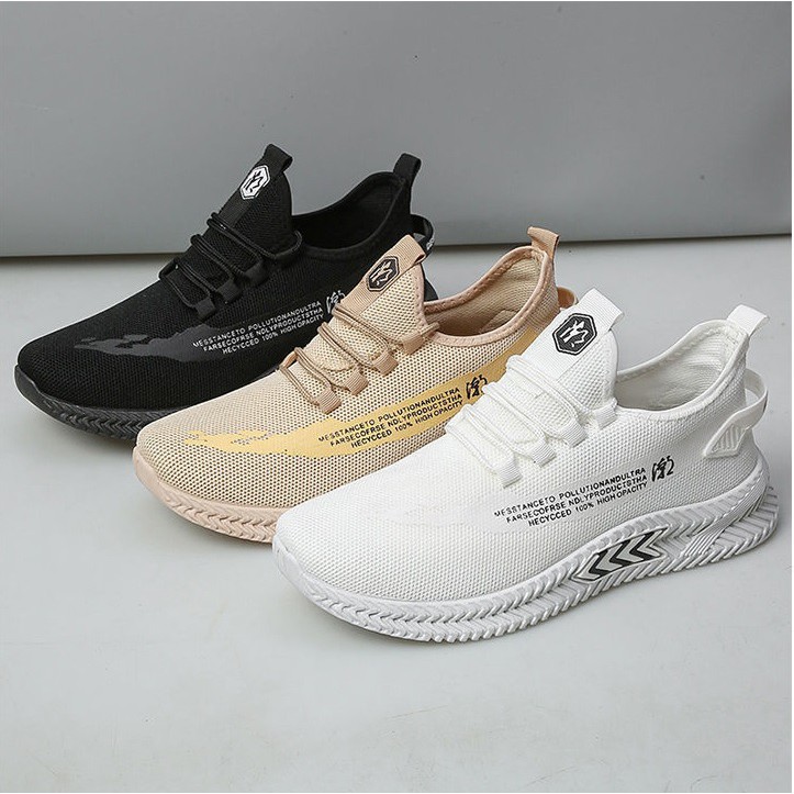 Giày Sneaker Nam Thể Thao Design 2021 Đế 4D Vải Co Dãn