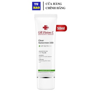 Kem chống nắng da dầu cell fusion c clear cell fushion spf 48/pa+++ 50ml - từ hảo