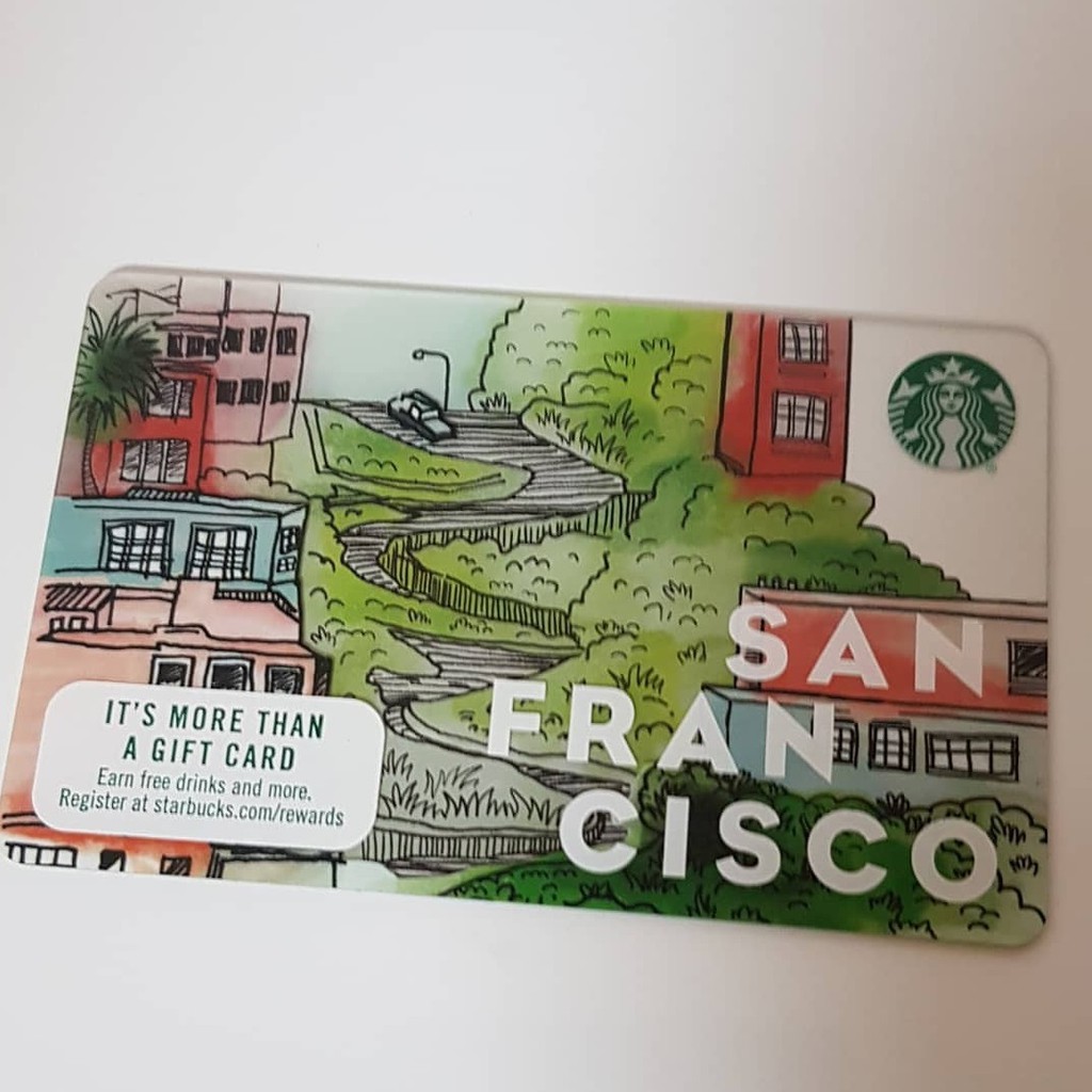 Thẻ Starbucks lưu niệm - Phiên bản thành phố San Francisco