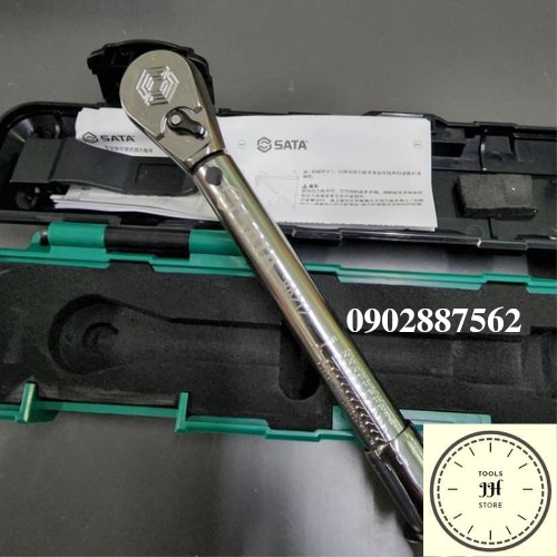 Cần siết chỉnh lực cơ 3/8 5-25 N.m Sata 96212 (cần nổ chỉnh lực)
