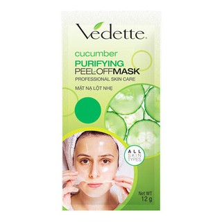 Mặt nạ lột nhẹ dưa leo 12ml vedette