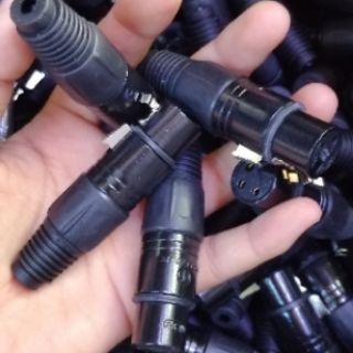 Jack canon neutrik đen( hàng mới)
