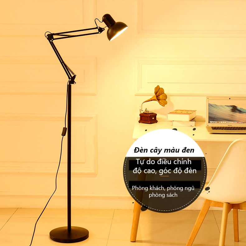 Đèn Cây Đứng Dáng Cao Trang Trí Phòng Khách Phòng Ngủ Phong Cách Bắc Âu YB14
