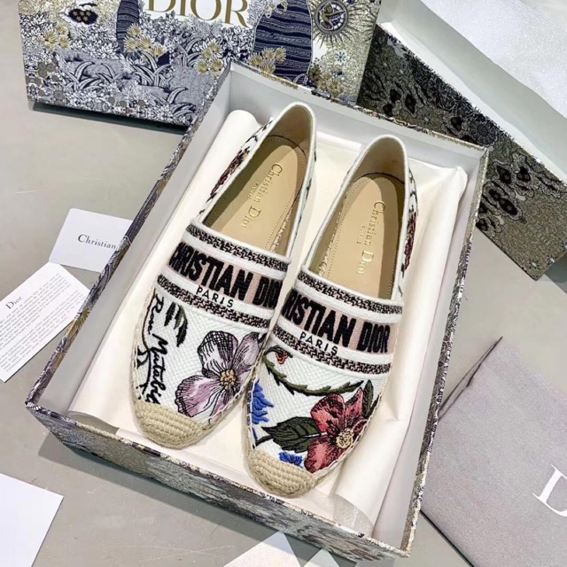Slip on dior hoạ tiết mới