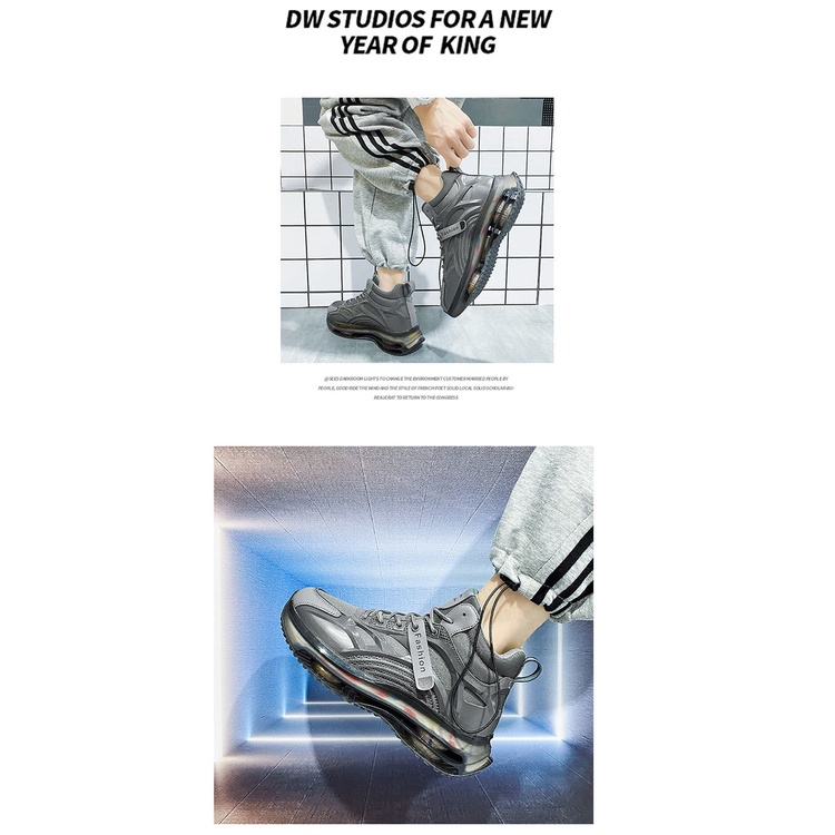 Giày Thể Thao Tăng Chiều Cao Thoáng Khí Phong Cách Hàn Quốc Thời Trang Mùa Hè 2022 Cho Nam