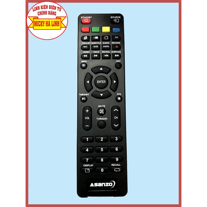 ĐIỀU KHIỂN REMOTE TIVI ASANZO