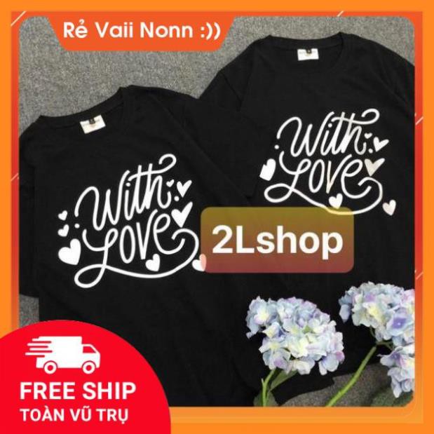 Áo đôi cặp phản quang with love