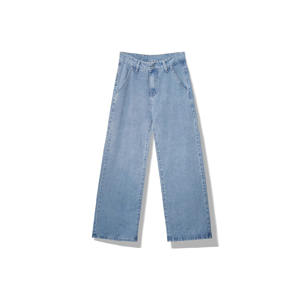 KIẾM LÀ MỐT XYPHY - quần jeans nam dài ống rộng màu xanh