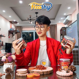 Khô bò, thịt bò khô sợi tây bắc 180g HeothyFood, đồ ăn vặt Việt Nam chất lượng cao