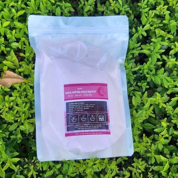 1kg Mặt nạ hoa hồng collagen, bạc hà dẻo handmade