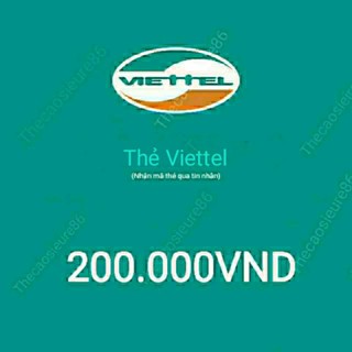 Thẻ viettel 200k
