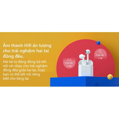 Tai nghe bluetooth QCY T7  - Bluetooth 5.0, Tai nghe không dây, Tai nghe nhét tai - Bảo hành 12 tháng