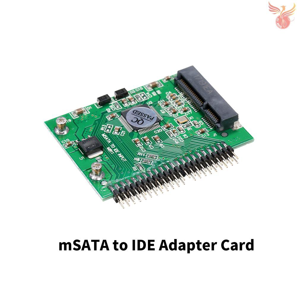 Bộ Chuyển Đổi Msata (Pci-E) Ssd Sang 2.5 '' 44pin Ide 2.5 Inch Ide Hdd Cho Laptop 5v