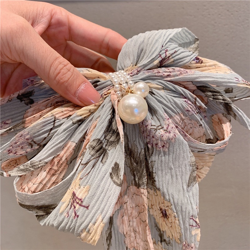 Kẹp Tóc Nơ Lớn Kiểu Hàn Quốc Cho Nữ