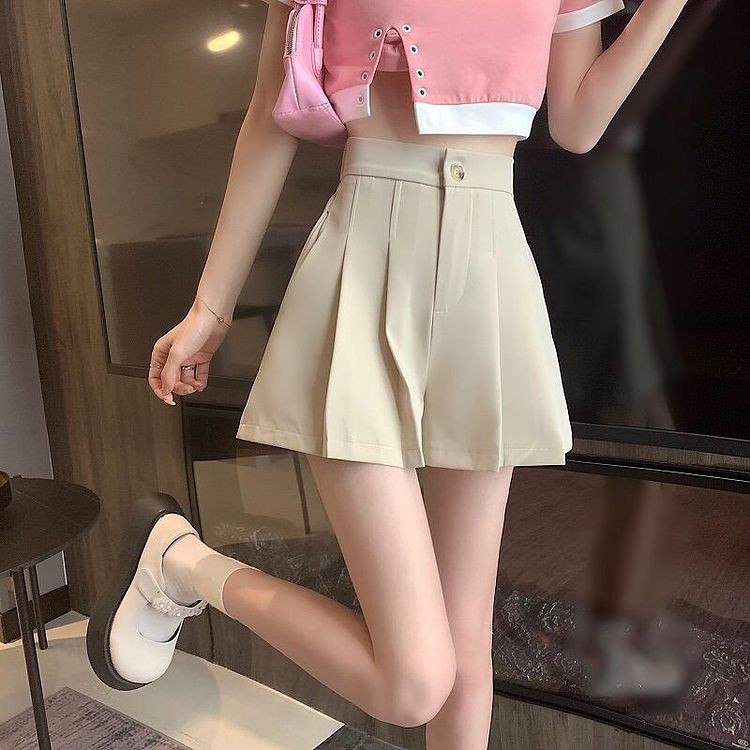 Quần Shorts, Quần Giả Váy Tuyết Mưa Xếp Ly Ulzzang - Ảnh Thật - Titto Closet