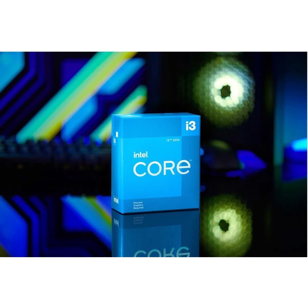 CPU Intel Core i3 12100 (3.3GHz turbo up to 4.3GHz, 4 nhân 8 luồng, 12MB Cache) - Full box nhập khẩu BH 36 Tháng