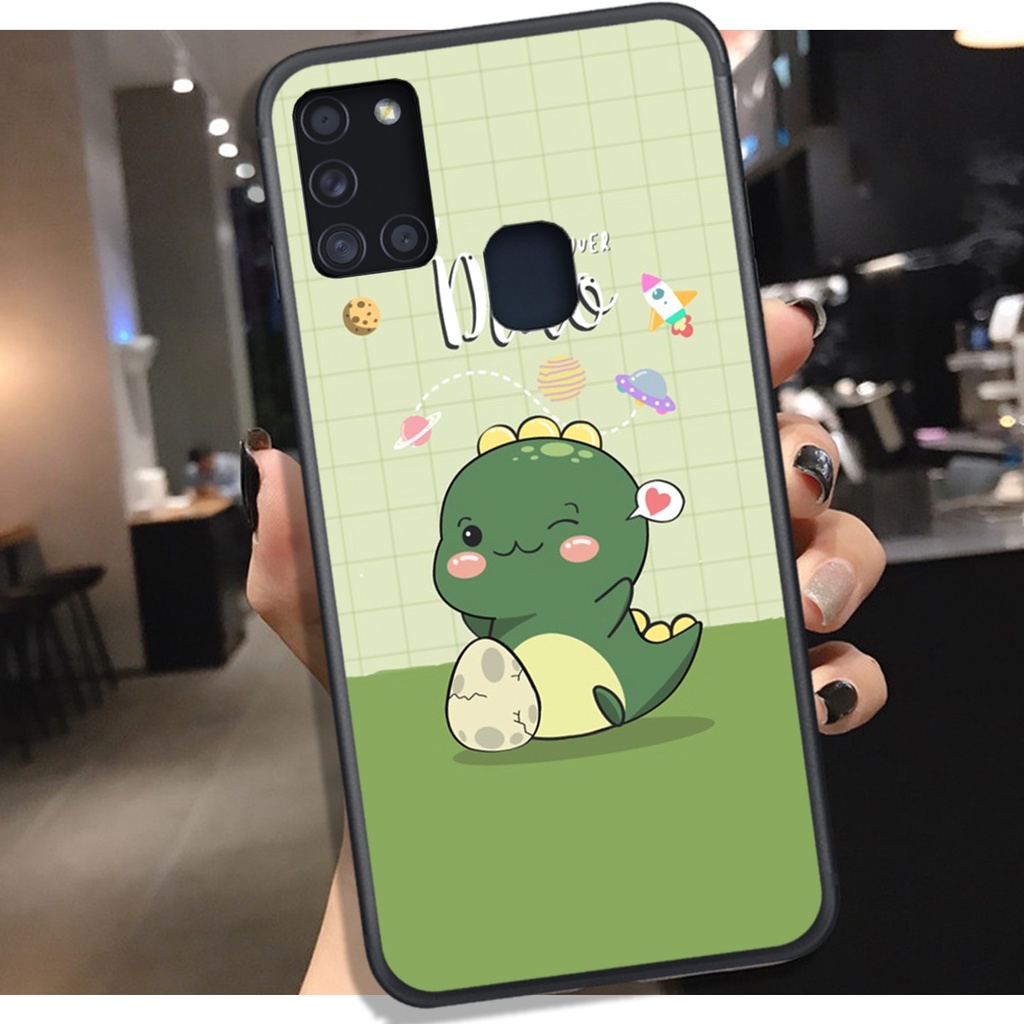 [HOT]ỐP SAMSUNG A21S - M21 - M30S - M31, IN HÌNH KHỦNG LONG CHIBI SIÊU DỄ THƯƠNG.