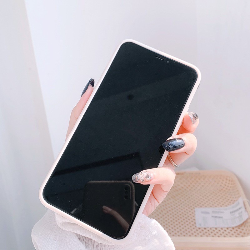 ỐP LƯNG IPHONE cạnh vuông viền nổi TBU Gấu Soyo 7plus/8/8plus/x/xr/xs/11/11pro/12/12pro/12promax
