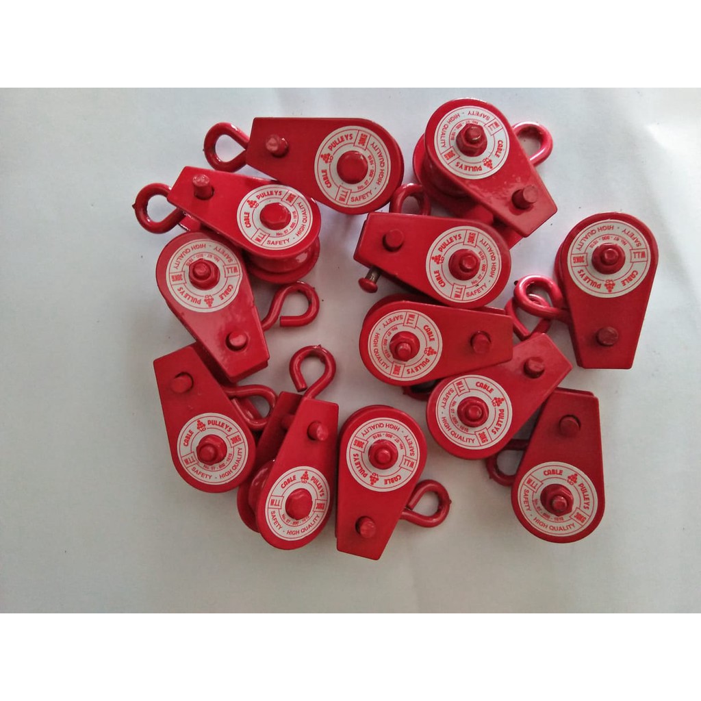 50 chiếc ròng rọc 30kg, móc treo cáp