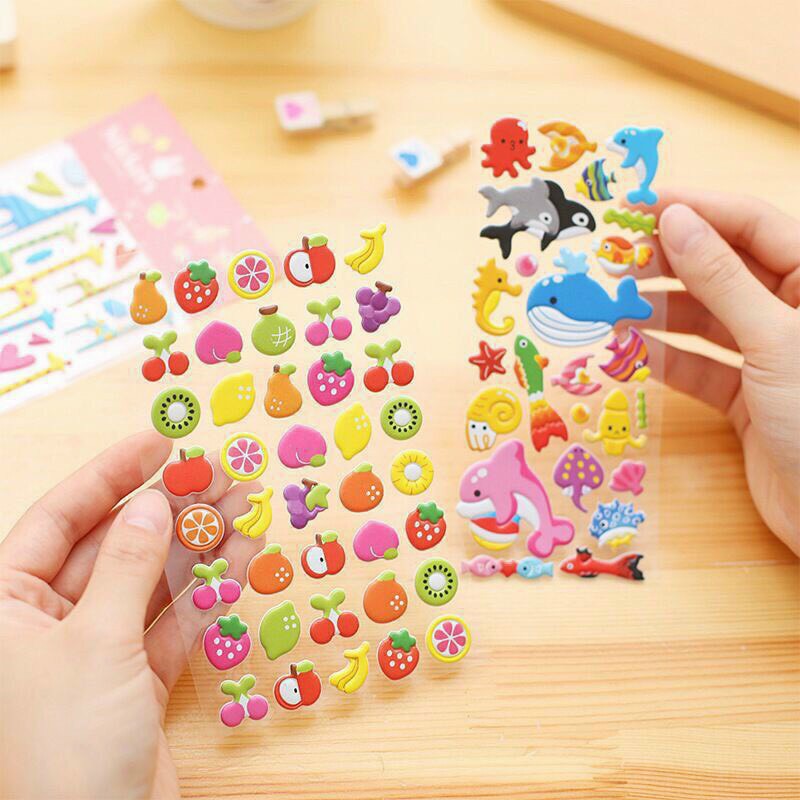 Sticker mini trang trí 3D nổi
