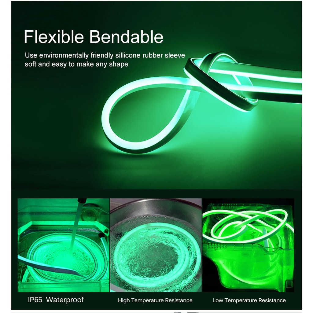 DÂY LED NEON 12V DÀI 5 MÉT , ÁNH SÁNG CỰC CHILL | BigBuy360 - bigbuy360.vn