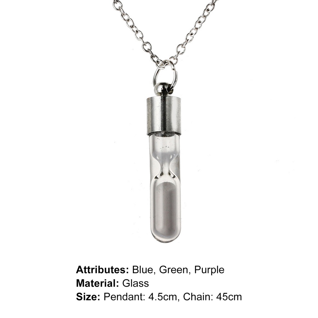 Vòng cổ Mặt Đồng Hồ Cát Phát Sáng Độc Đáo Thời Trang Cho Nữ