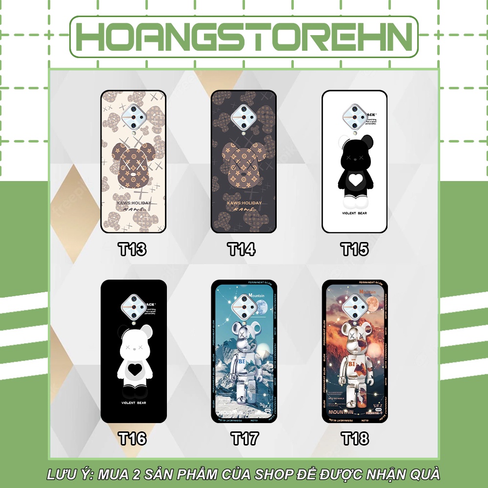 Ốp Vivo S1 / S1 Pro in hình họa tiết Mountain, Be@rbrick dễ thương (T13 - T18)