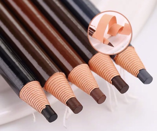 [ Mua ngay ] Chì Xé Kẻ Chân Mày Cosmetic Art Eyebrow Pencil Màu Nâu Tự Nhiên ( Brown )