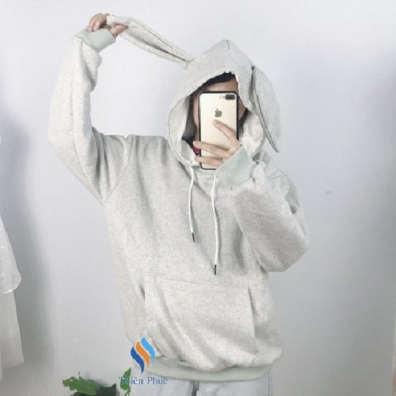 (FREESHIP 99K) ÁO HOODIE TAI THỎ UNISEX NAM NỮ THỜI TRANG HÓT