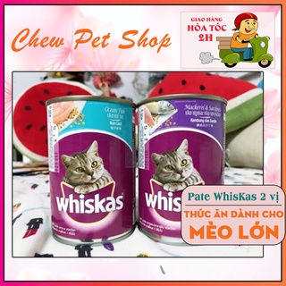 Pate cho mèo whiskas - me-o vị Cá Ngừ và Cá Biển - 400g