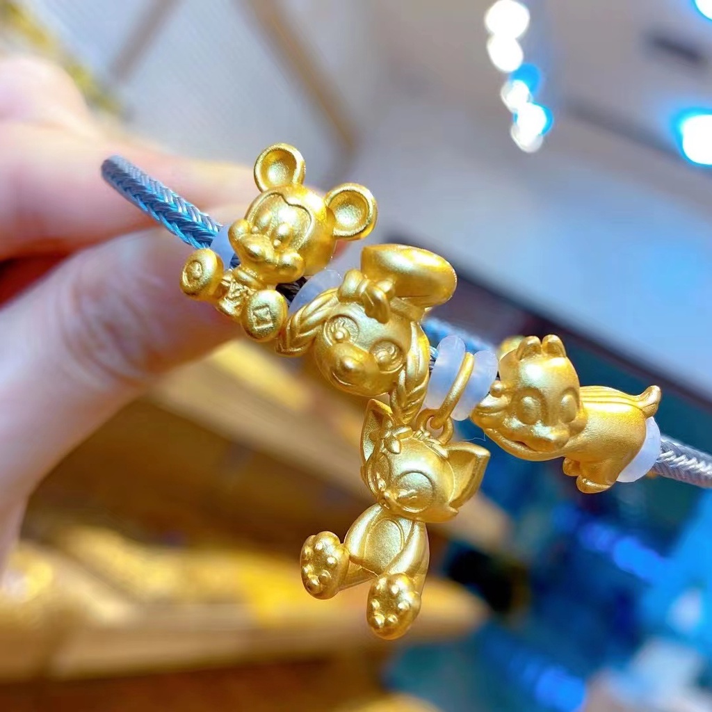 Hạt Xỏ Vòng Tay Hình Chuột Mickey Xinh Xắn