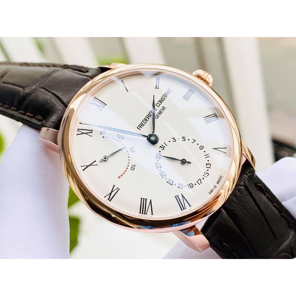 Đồng hồ nam Frederique Constant Slimline Power Reserve Manufacture FC-723WR3S4