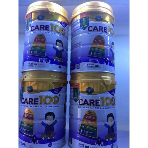 Sữa care 100+ cho trẻ nhẹ cân- biếng ăn suy dinh dưỡng 900g
