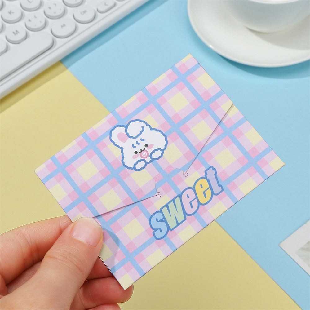 Thiệp chúc mừng năm mới họa tiết hoạt hình xinh xắn