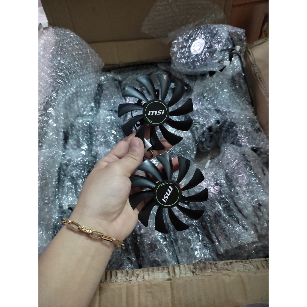 Cặp Quạt Fan MSI 1650/1660s/2060 2060s loại 4pin