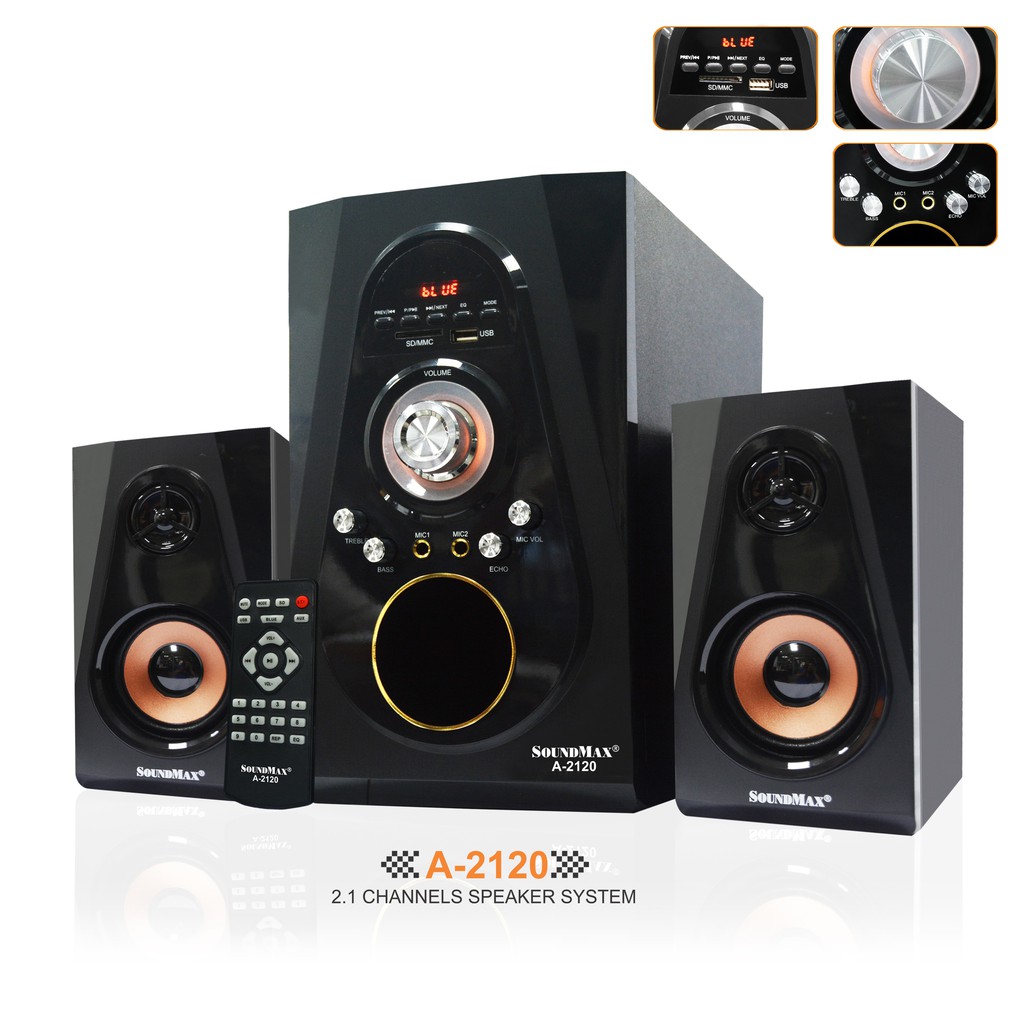 Loa KARAOKE bluetooth 2.1 SoundMAX A2120 - Hàng chính hãng