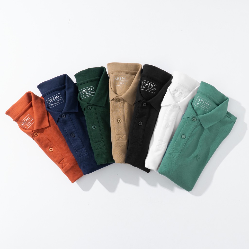 Áo thun Polo nam cổ trụ chất liệu, vải cá mập CVC  6 màu trẻ trung  đơn giản ,phong cách hiên đại AREMI 2021