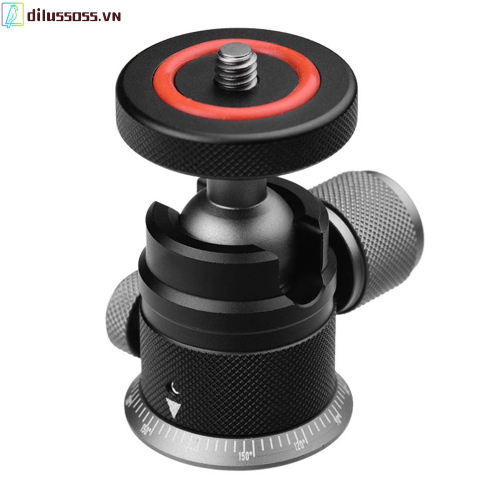 Giá đỡ đầu tròn bằng nhôm xoay 360 độ cho máy ảnh DSLR