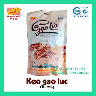 [1 TÚI] Kẹo Gạo Lức 250g Tân Huê Viên| Kẹo Gạo Lức Mè Đen| Đặc Sản Sóc Trăng| Kẹo Dinh Dưỡng| Ăn Vặt - DING DING FOOD